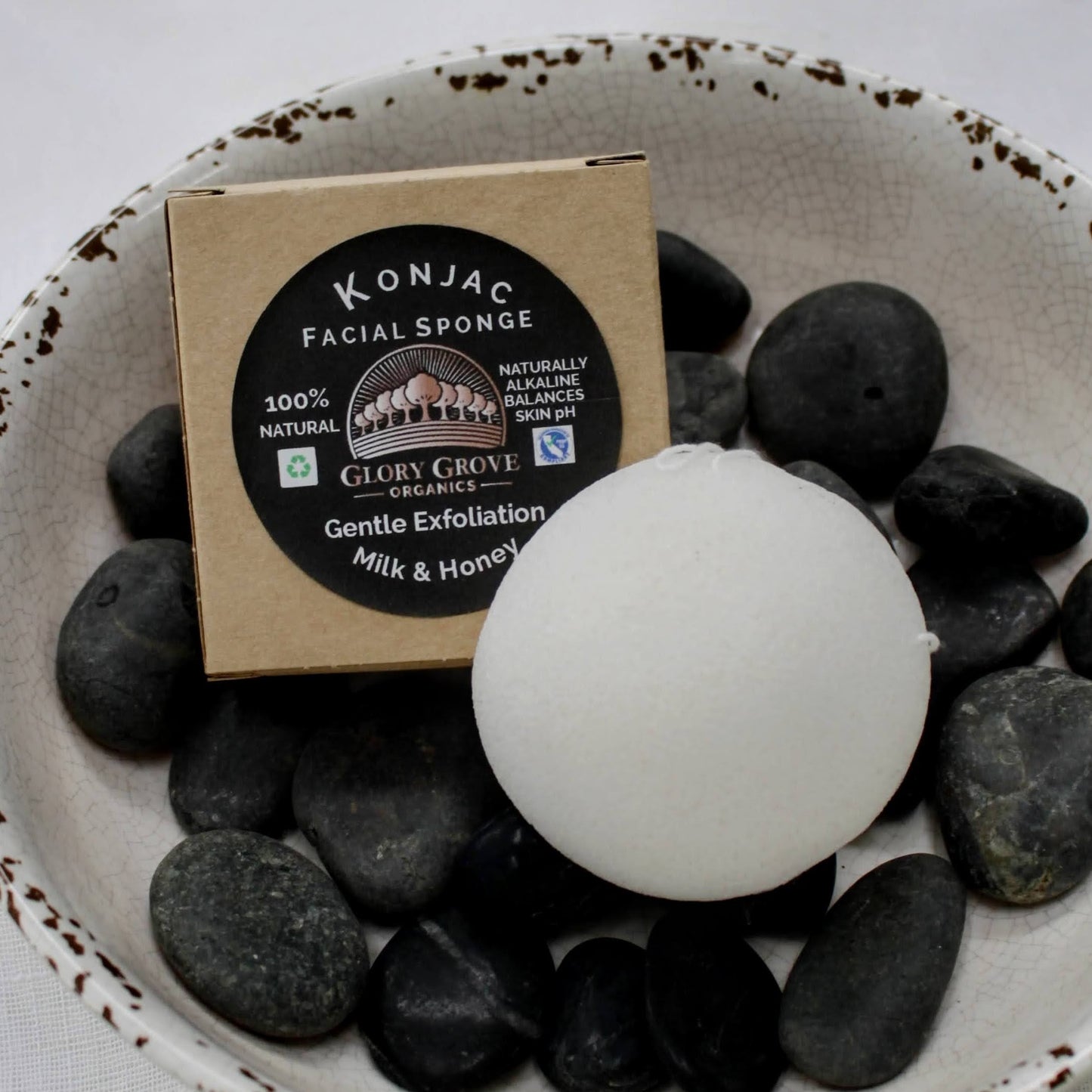 Spugna per il viso Konjac - Spugna per il viso delicata della natura
