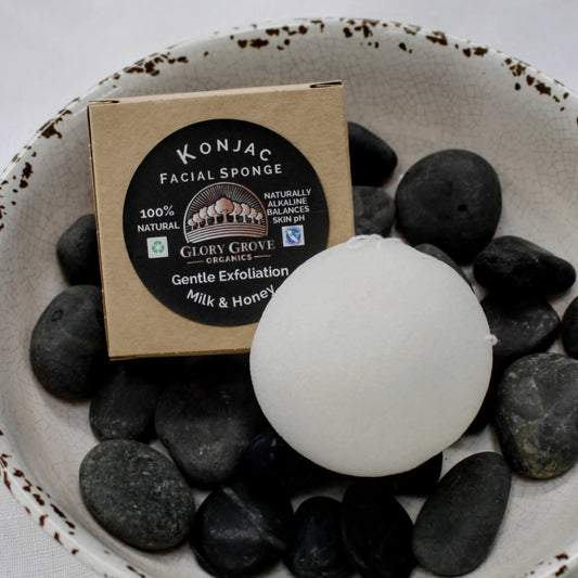 Spugna per il viso Konjac - Spugna per il viso delicata della natura