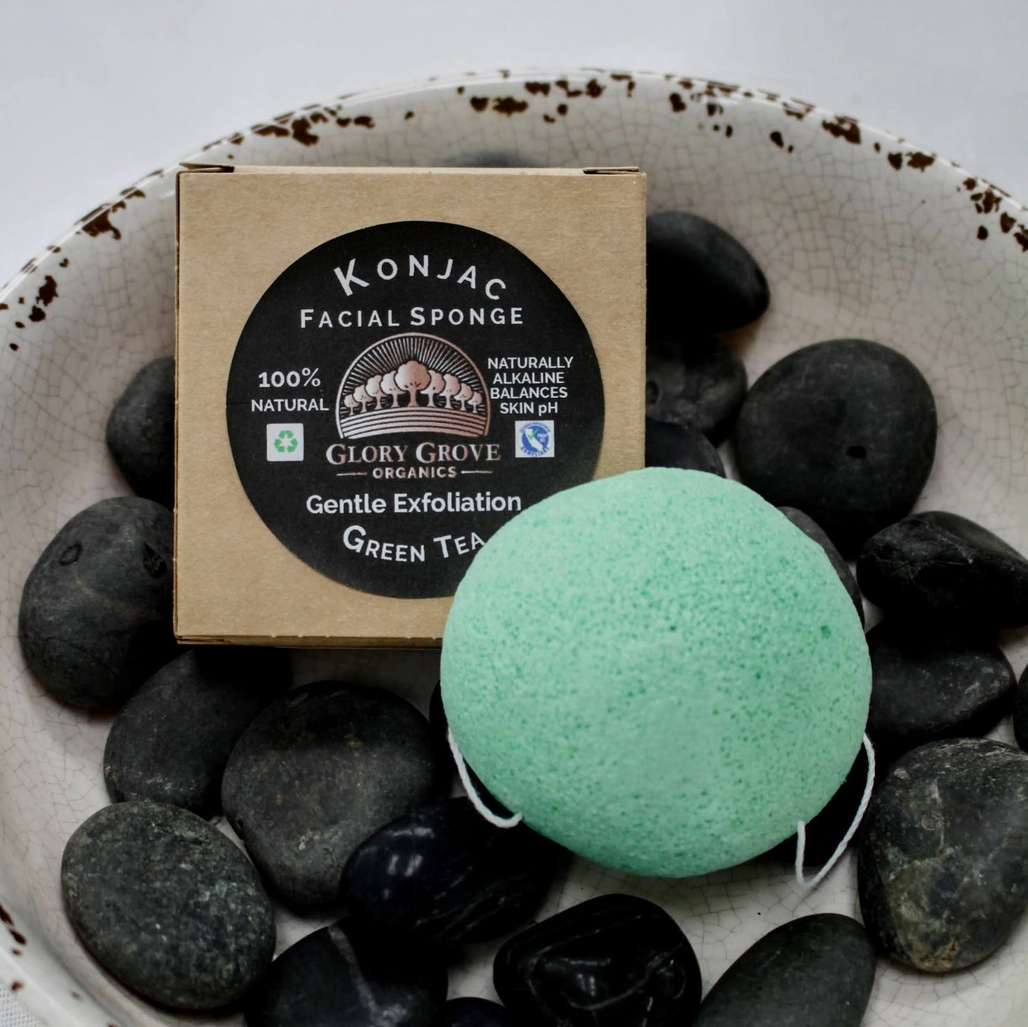 Nature's Gentle Konjac Facial Sponge (Green Tea)